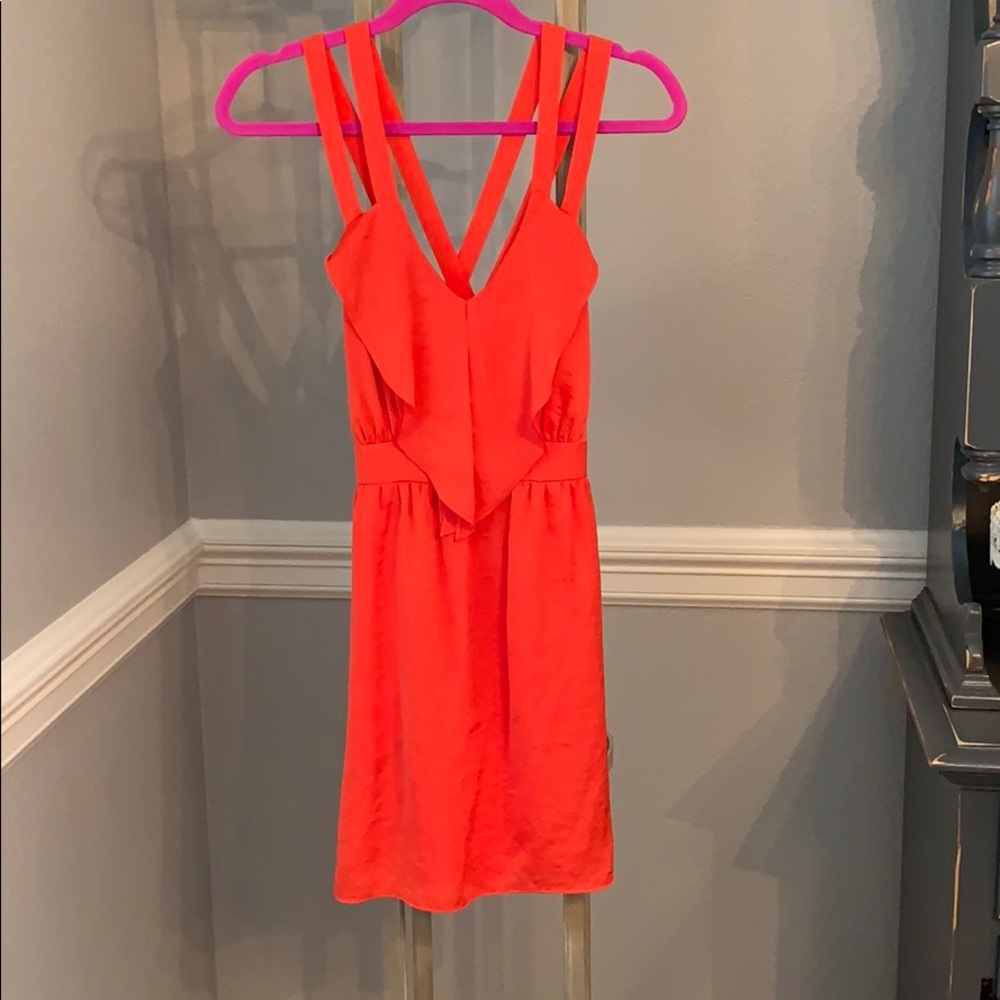 Cross back dress